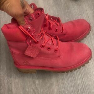 Timberland Kids Vibrant Pink Boots